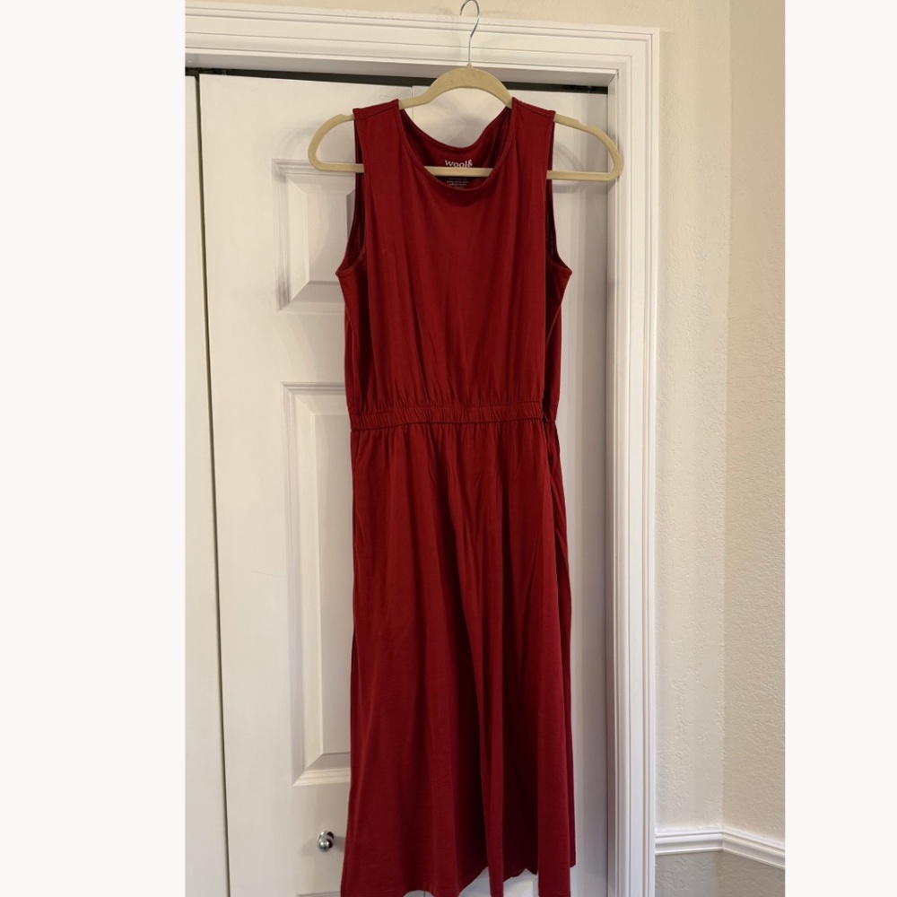 Wool& Red Dress Size Medium